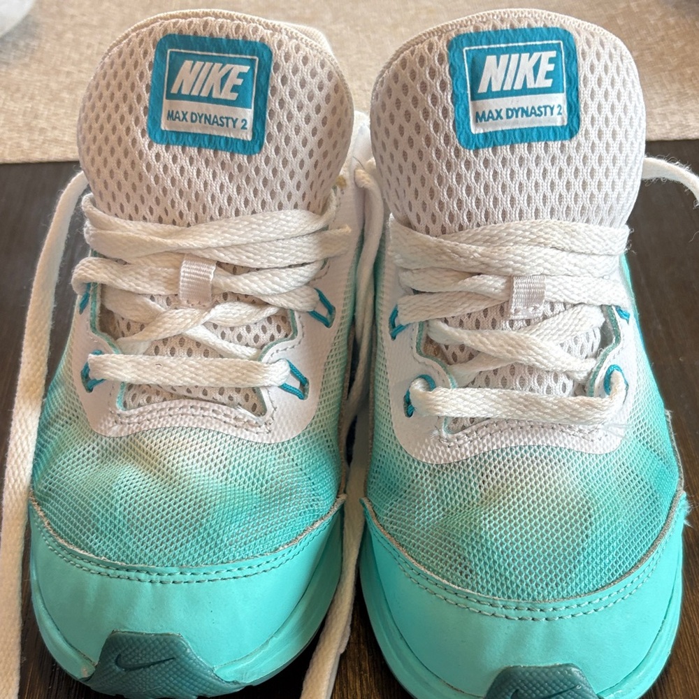 Nike Kids Max Dynasty 2 Aqua Sneakers